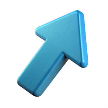 spectaculaire remarquable isométrique La Flèche montrer du doigt vers le haut. minimal, évolutif, poids unique accident vasculaire cérébral avec évolutif conception. png