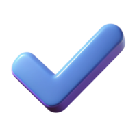 quintessential classic A stylized checkmark. Clean lines, flat color, with Scalable Design. 4K png