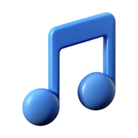 immaculate impressionist Music note icon. Eighth note. Clean lines, flat color with Scalable Design. luxury png