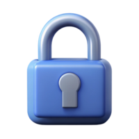 exquisite joyful abstract Lock pictogram. Symmetrical design, clean lines, with Scalable Design. 4K png