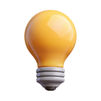 melancholic striking Scalable icon of a lightbulb. Clean lines, crisp edges. Flat color with Scalable Design. ultra HD png