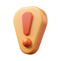 sumptuous artistic Flat color exclamation mark. Clean lines, crisp edges. with Scalable Design. studio quality png