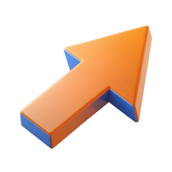 harmonious gorgeous Minimal isometric arrow pointing left, crisp edges and flat design with Scalable Design. luxury png