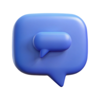 sumptuous surreal Speech bubble icon. Clean lines, flat color. Minimal design, with Scalable Design. crisp png