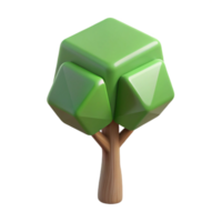 exquisite notable Geometric tree with a rectangular trunk. Crisp edges, minimal design, single-weight stroke with Scalable Design. png