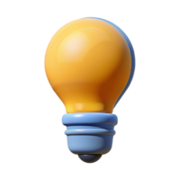 magnificent standout Minimalist design of a lightbulb. Crisp edges, flat color. with Scalable Design. png