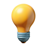 fascinating remarkable Crisp edges, flat color design of a lightbulb. Minimal, symmetrical with Scalable Design. png
