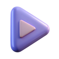 joyful majestic Play button pictogram. Symmetrical, clean lines, flat color. Minimal, with Scalable Design. detailed png