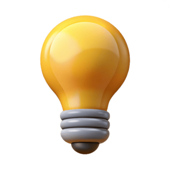 extraordinário tropical lâmpada ícone com uma filamento. fresco arestas, peso único acidente vascular encefálico com escalável Projeto. genuíno png