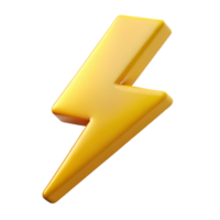 reflective sumptuous Abstract, scalable lightning bolt. Clean lines, flat color with Scalable Design. expertly shot png