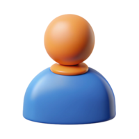 standout industrial Scalable user icon. Head and shoulders silhouette. Flat color, clean lines with Scalable Design. perfect clarity png