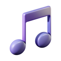 captivating passionate contemporary Minimalist design of a music note. Clean lines, single-weight stroke. Flat color with Scal crisp png