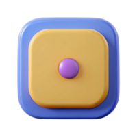 extraordinary peaceful classic Square badge with rounded corners and a dot. Flat color, minimal, crisp edges with Scalable Design. masterfully captured png
