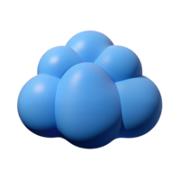 enchanting futuristic Symmetrical abstract cloud shape, flat color, with Scalable Design. precision png