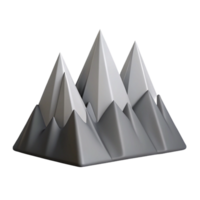 timeless victorian Minimalist mountain range silhouette with crisp edges and a flat grey color with Scalable Design. genuine png