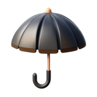 sumptuous gothic Minimalist umbrella icon with crisp edges and a flat black color. with Scalable Design. handcrafted png