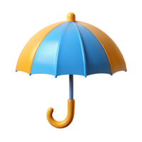vibrant futuristic Minimalist umbrella icon, clean lines. Flat color, crisp edges, with Scalable Design. impeccable png