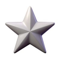 aclamado impressionista simétrico silhueta do uma estrela. peso único AVC, mínimo Projeto com escalável Projeto. 4k png