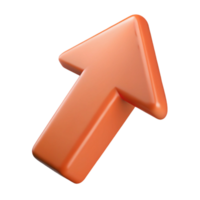 exceptional nordic Geometric arrow pointing upwards, signifying growth. Single-weight stroke, crisp edges, with Scalable Design. original png