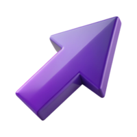 majestic rustic Geometric arrow pointing right, crisp edges, flat purple with Scalable Design. studio quality png