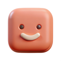 bold dramatic A smiling square with rounded corners. Clean lines, flat color. Minimal design with Scalable Design. perfect clarity png