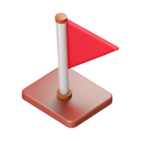 captivating surreal Flat color isometric flag, crisp edges, red with Scalable Design. genuine png