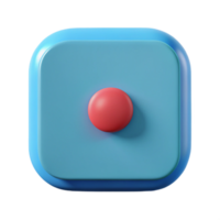 romantic picturesque Square badge with rounded corners and a dot. Flat color, minimal, crisp edges with Scalable Design. artisan png