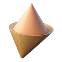 joyful exquisite Geometric monoline cone. Single-weight stroke, flat color with Scalable Design. elite png