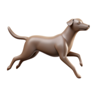 exemplar vitoriano fresco arestas silhueta do uma cachorro correndo. peso único AVC, mínimo Projeto com escalável Projeto. afiado png