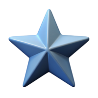 dinâmico espetacular uma simétrico, cinco pontas estrela. fresco arestas, peso único AVC. plano cor com escalável Projeto. fresco png