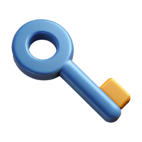 serene tranquil creative Minimal silhouette of a key. Clean lines, scalable design, flat color with Scalable Design. detailed png