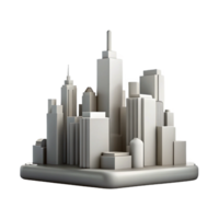 ethereal vibrant Minimalist cityscape silhouette. Clean lines, single-weight stroke. with Scalable Design. high quality png