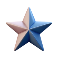 elegante harmonioso criativo simétrico Estrela ícone. plano cor, limpar \ limpo linhas, fresco arestas com escalável Projeto. ultra hd png