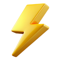 radiant creative Crisp edges, abstract lightning bolt, minimal design, flat yellow with Scalable Design. high resolution png