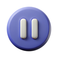 exquisite impressionist Pause button icon. Two vertical bars. Crisp edges, flat color with Scalable Design. gallery standard png