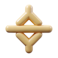 immaculate artistic Division symbol, symmetrical, single-weight stroke. Clean lines, with Scalable Design. 4K png