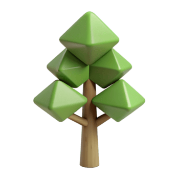 procurados artístico minimalista árvore padrão, limpar \ limpo linhas, plano cor, geométrico Projeto com escalável Projeto. ultra hd png