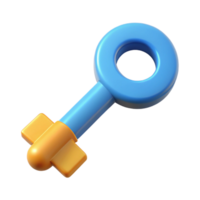 bold alluring Crisp edges outlining a simple key. Flat color, clean lines, with Scalable Design. crisp png