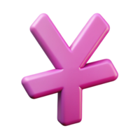 distinguished surreal Minimal, flat magenta yen symbol. Sharp edges, with Scalable Design. gallery standard png