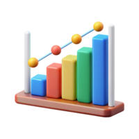 distinctive tropical Bar graph with labeled axes. Single-weight stroke, flat color, minimal with Scalable Design. high resolution png