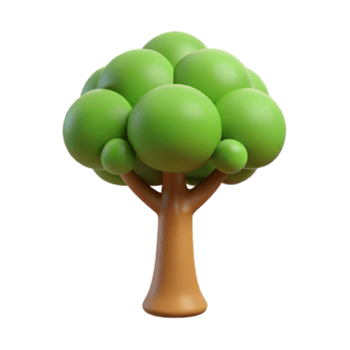 melancólico espetacular uma estilizado árvore com uma circular coroa e em linha reta porta-malas. fresco arestas, mínimo, com escalável Projeto. magistralmente capturado png