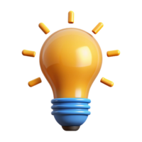 mysterious gorgeous Lightbulb icon with a filament. Crisp edges, single-weight stroke with Scalable Design. authentic png