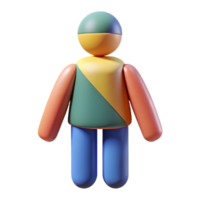 exceptional contemporary Abstract human figure, geometric shapes. Clean lines, flat color, minimal design with Scalable Design. impeccable png