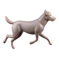 extraordinary notable Crisp edges silhouette of a dog running. Single-weight stroke, minimal design with Scalable Design. png