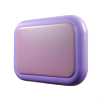 dramatic distinguished Rectangular badge with rounded corners. Flat color, crisp edges, with Scalable Design. png