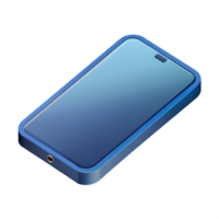 sought-after classic Isometric smartphone, single-weight stroke, clean lines, with Scalable Design. 4K png