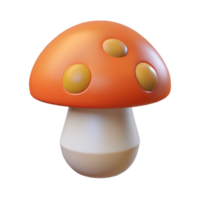 joyful impressive A simple mushroom with a circular cap. Crisp edges, single-weight stroke. Flat color with Scalable Design. high resolution png