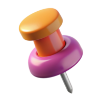 beautiful remarkable Pushpin character with a round head. Single-weight stroke, clean lines, with Scalable Design. png