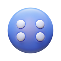 romantic hypnotic Circular character with three equally spaced dots. Clean lines, symmetrical, minimal design with Scalable Design. artisan png