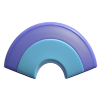 dramatic melancholic classic Semi-circle pattern, crisp edges, symmetrical, flat color with Scalable Design. authentic png